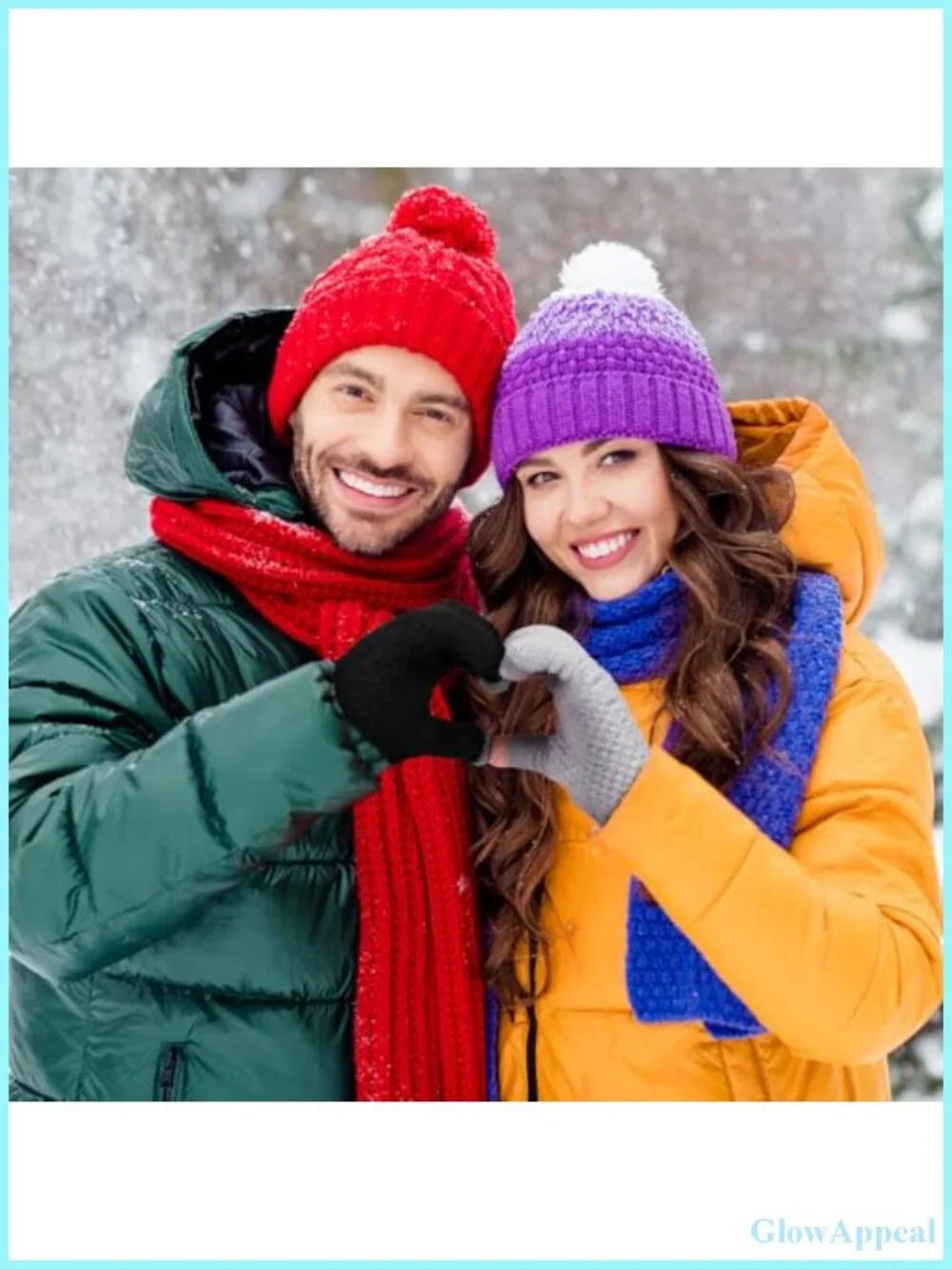 Warm Fleece Lined Touchscreen Gloves Women Thermal Winter Knit